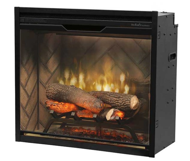 Dimplex Revillusion 24-inch Built-in Firebox, Herringbone