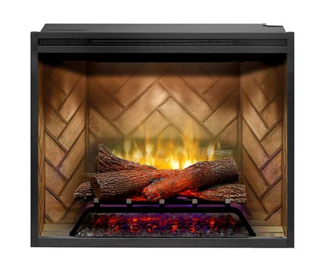 Dimplex Revillusion 30-inch Built-in Firebox with Glass Pane and Plug Kit (RBF30-FG)