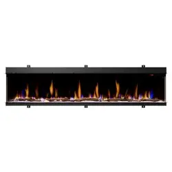 Dimplex Revillusion Electric Fireplace with Herringbone Backer, Front Glass  Pane and Plug Kit, 30-Inches